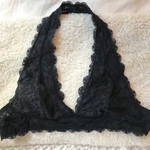 Black Halter Bralette